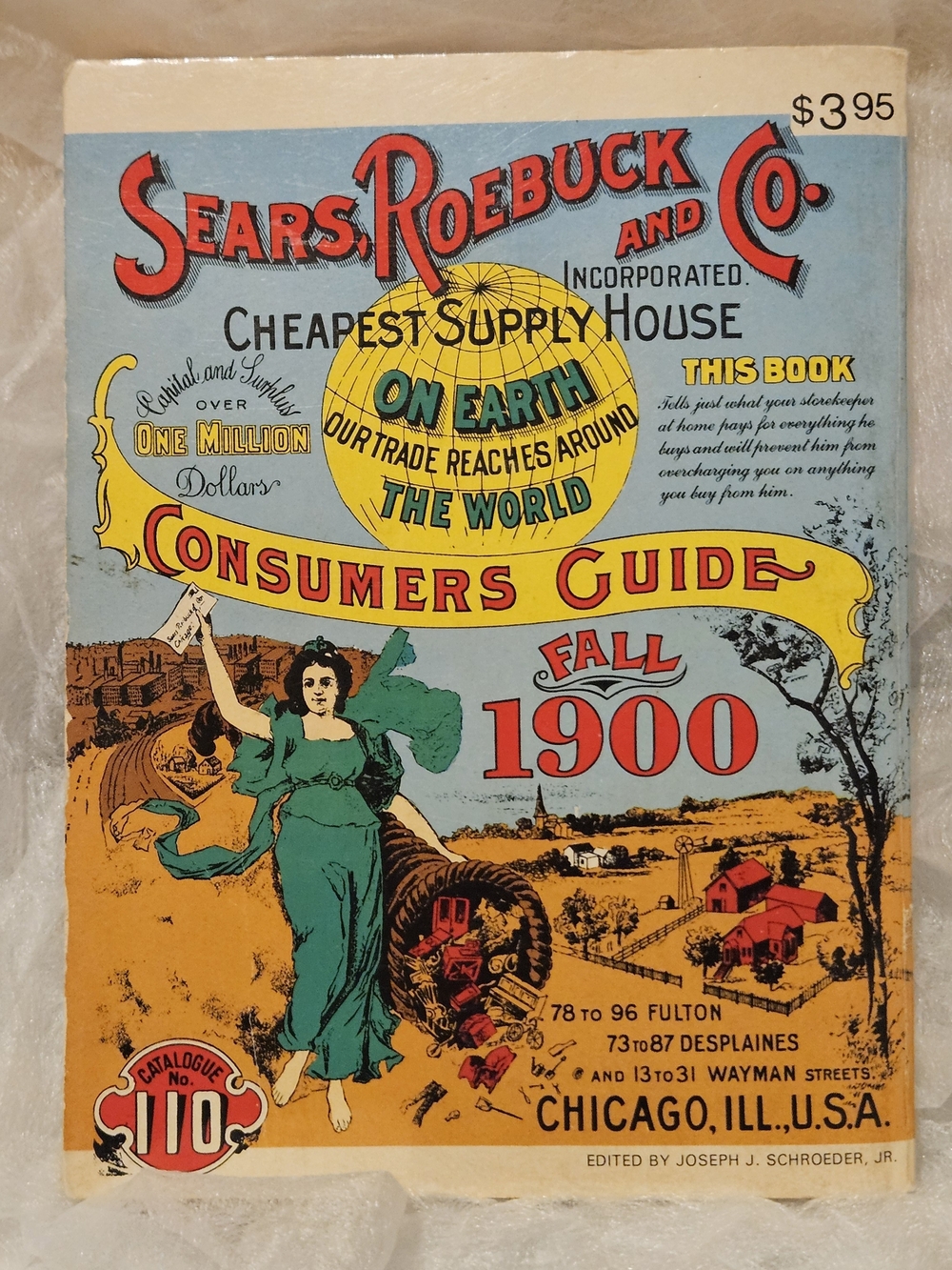 1970 Vintage Miniature Reproduction of the Sears, Roebuck and Co. Fall Catalog